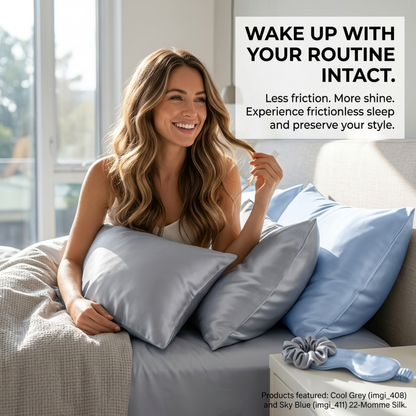 Virelto™ | 22-Momme Mulberry Silk Beauty Sleep Set (3-Piece)